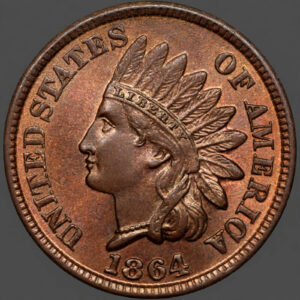1864-L Bronze Indian Cent