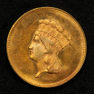 1870-S Three Dollar Gold Piece
