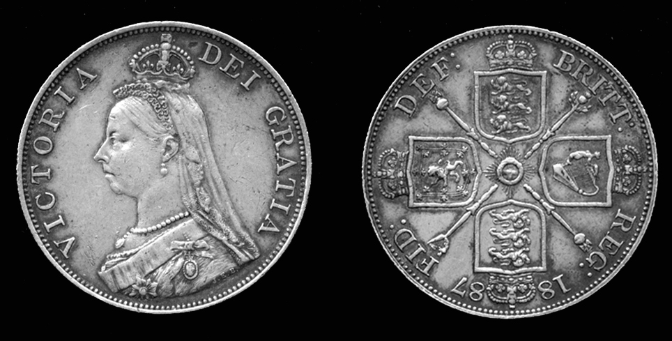 1887 Double Florin
