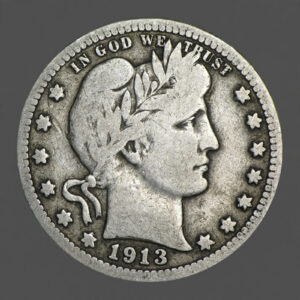 1913-S Barber Quarter