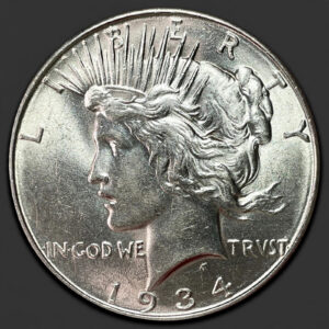 1934-S Peace Dollar