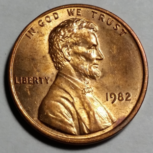 1982 Small Date Copper Penny