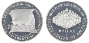 1987 Constitution Bicentennial Coins