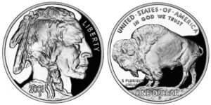2001 Buffalo Silver Dollar Commemorative