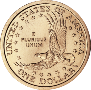 2000-P Wounded Eagle Sacagawea Dollar