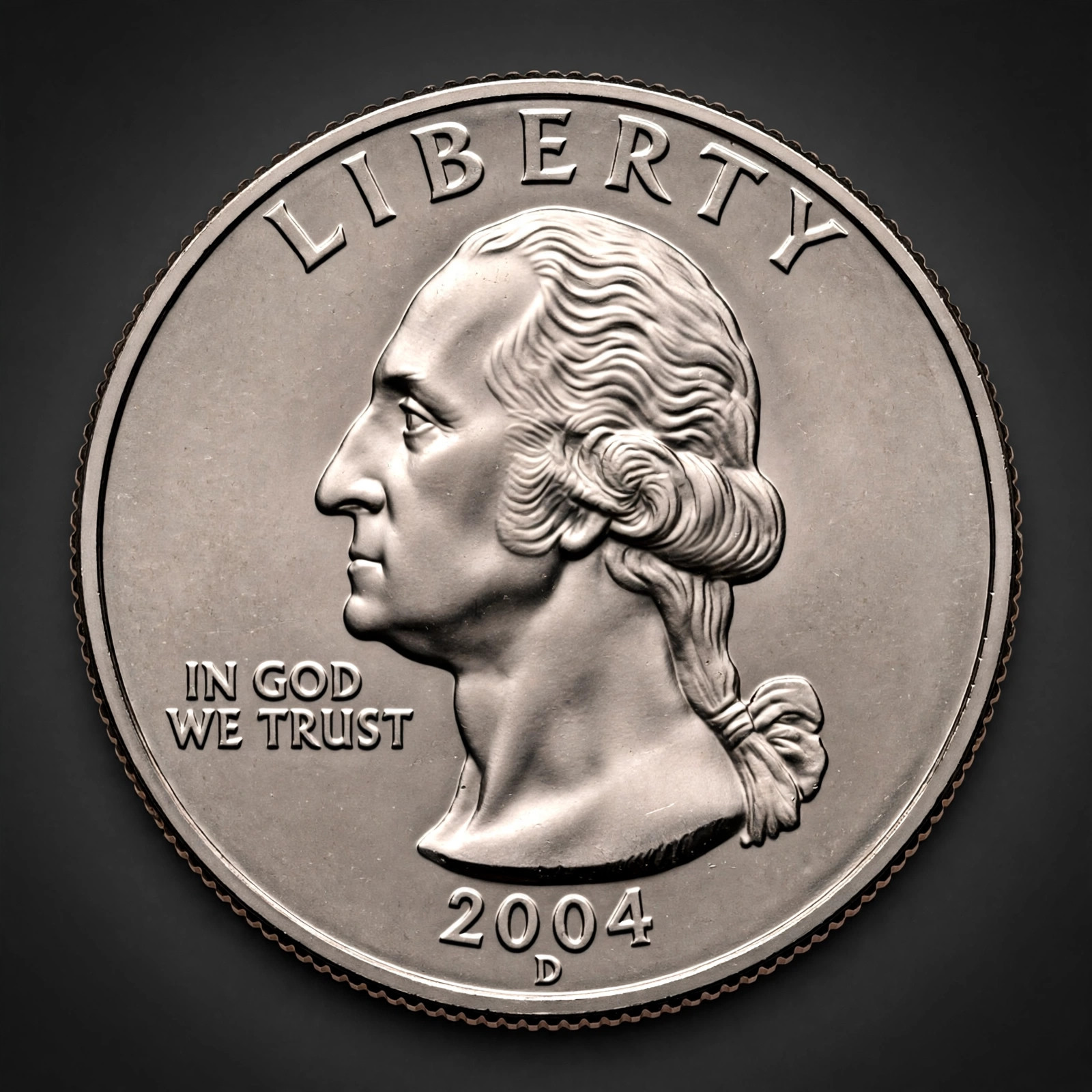 Illustration required — no extra-leaf variety photo with a verifiable direct URL and clear legal status was located; verified fallback: Commons File:2004 WI Proof.png (U.S. Mint photo of the standard Wisconsin quarter, no extra leaf)