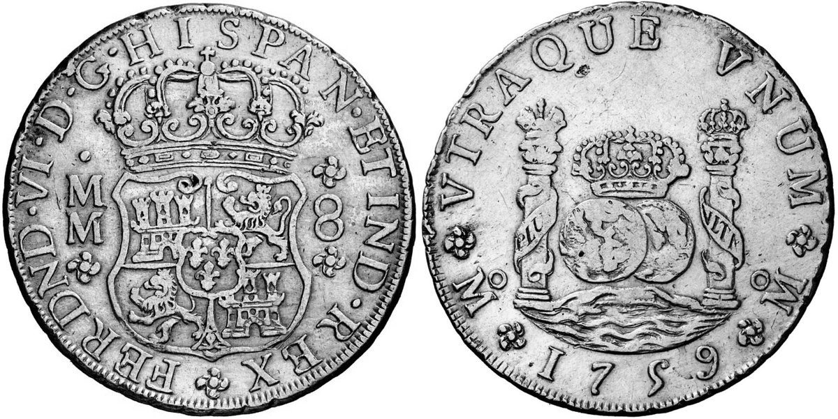 Spain 8 Reales “Pillar Dollar” — the Piece of Eight coin photo