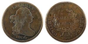 Draped Bust Half Cent (1800–1808): What’s It Worth?
