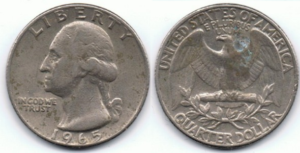 1965 Washington Quarter