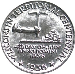 1936 Wisconsin Territorial Centennial Half Dollar: What’s It Worth?
