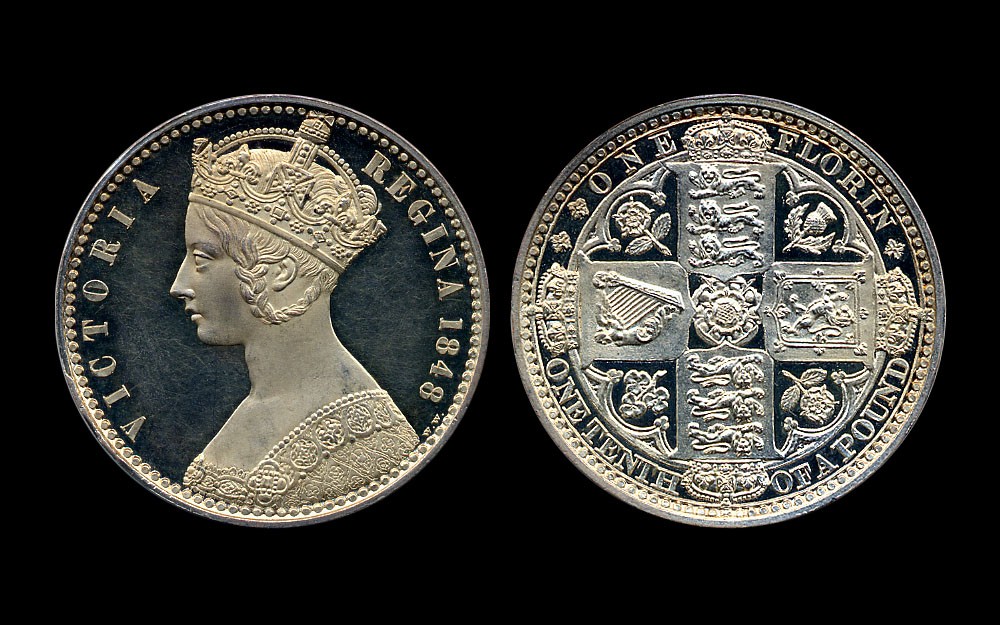 1849 ‘Godless’ Florin