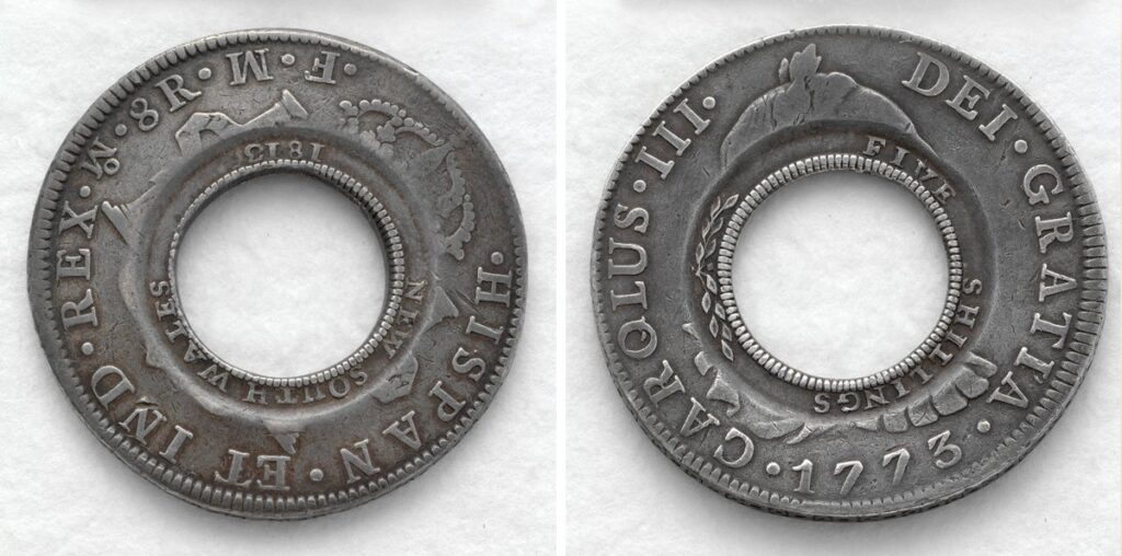 1813 Holey Dollar — Australia’s First Coin