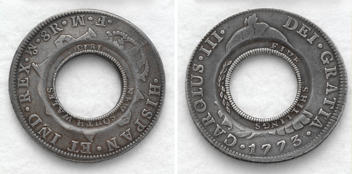 1813 Holey Dollar — Australia’s First Coin coin photo