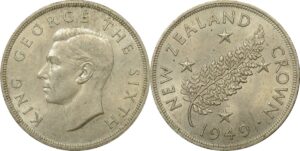 New Zealand 1949 Royal Visit Crown