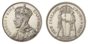 New Zealand 1935 Waitangi Crown
